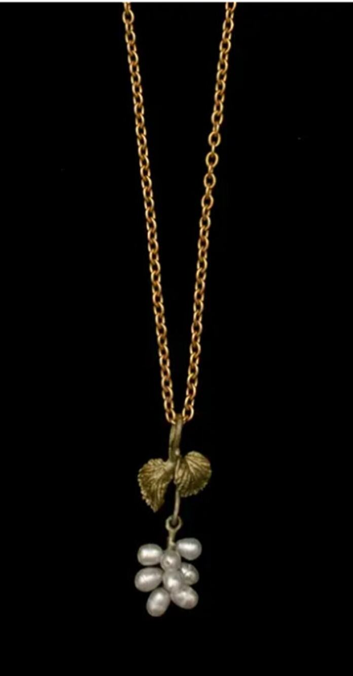 Michael Michaud Spring Birch Dainty Pendant Necklace - 16" Adj.